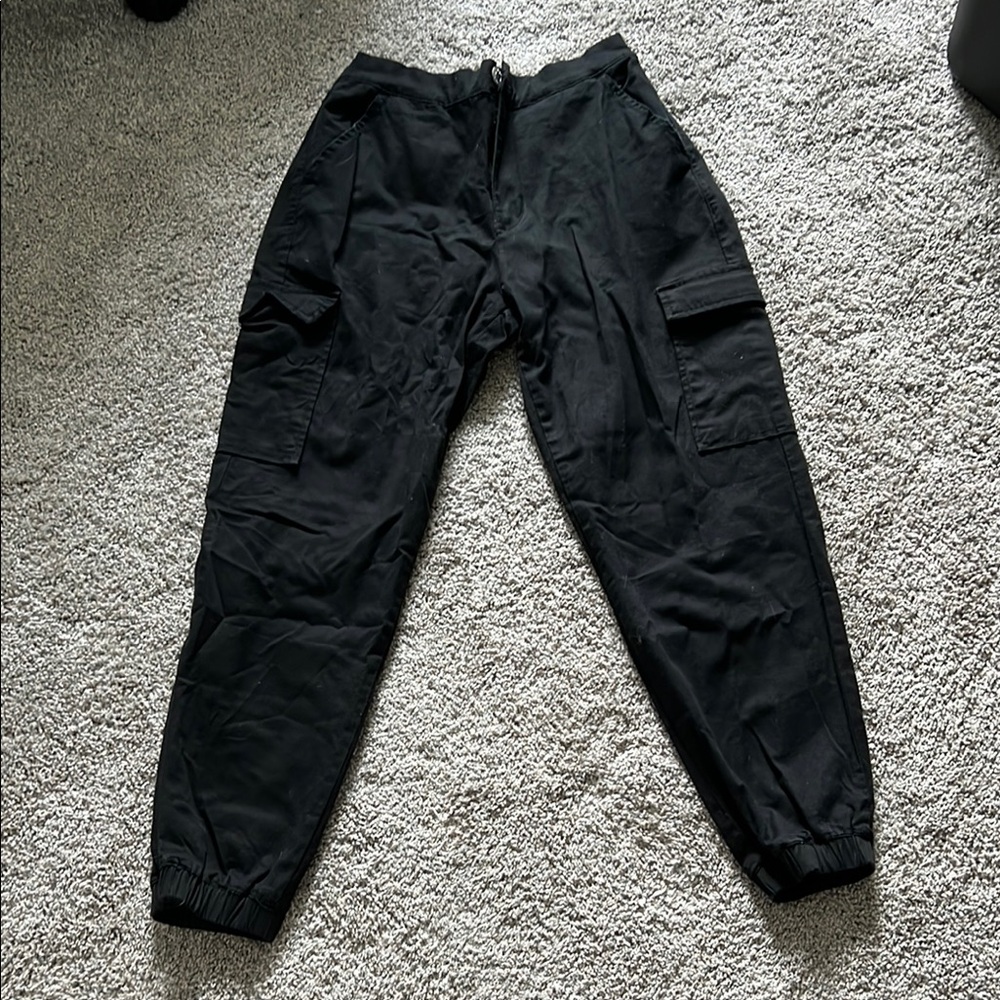 Stylish Black Cargo Pant Joggers - Picture 4 of 6